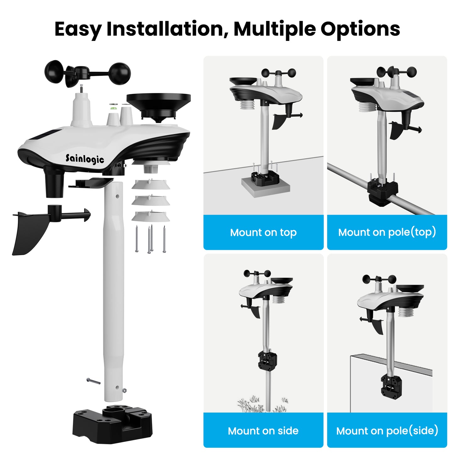 Sainlogic Smart Weather Station SA8 Plus - Sainlogic