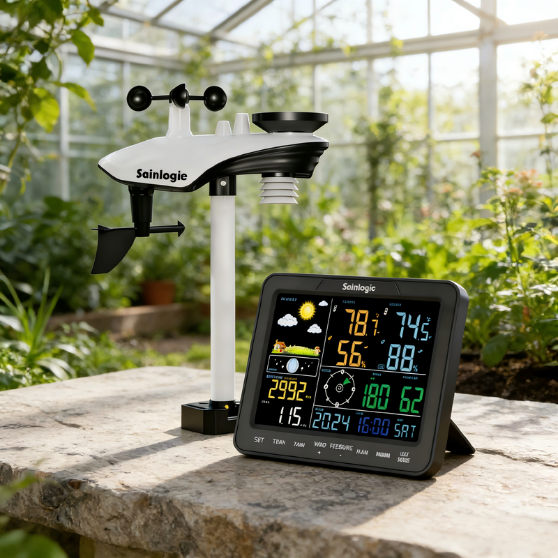 Sainlogic SA68: The 8.0" Large Display Weather Station Built for Clarity and Precision
