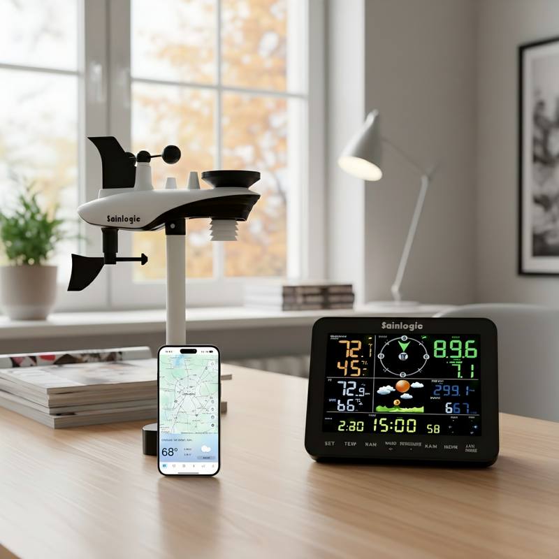 Sainlogic SA8 Plus: The Top Rated Home Weather Station & AI-Powered "Climate Command Center"