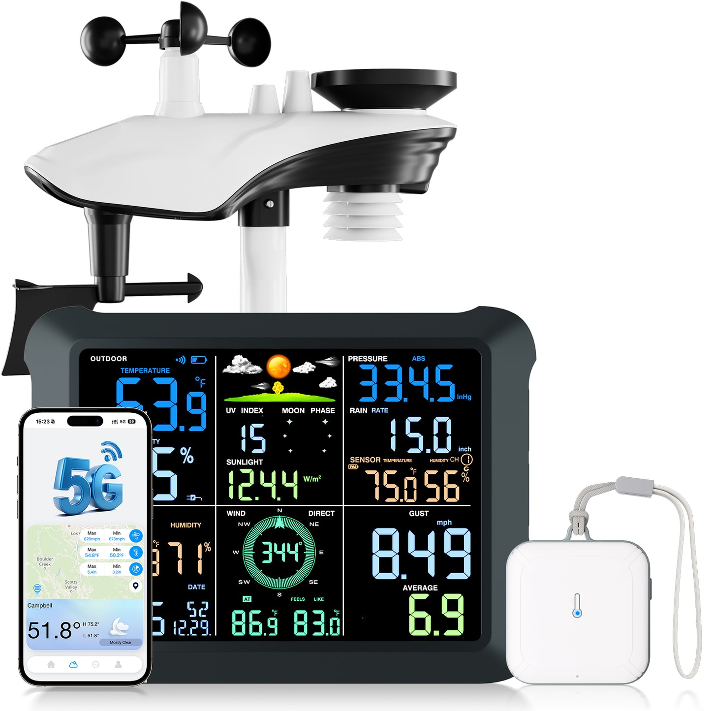 Sainlogic Smart Weather Station SA9 Plus - 5G