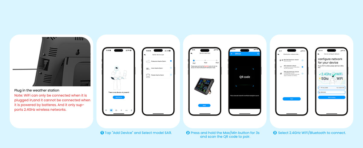 Connect the Weatherseed app