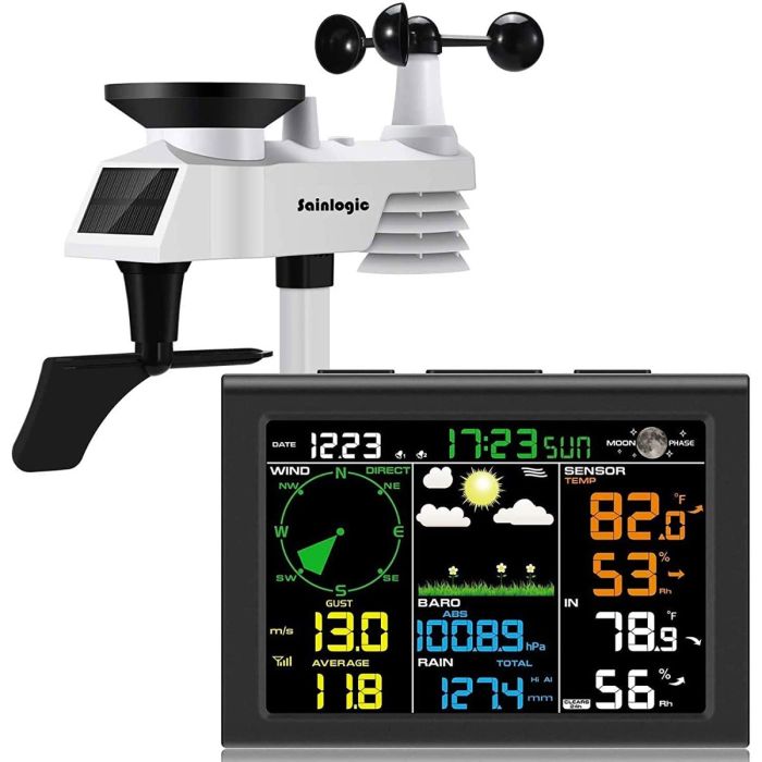 Sainlogic Wireless Weather Station with Outdoor Sensor, 8-in-1
