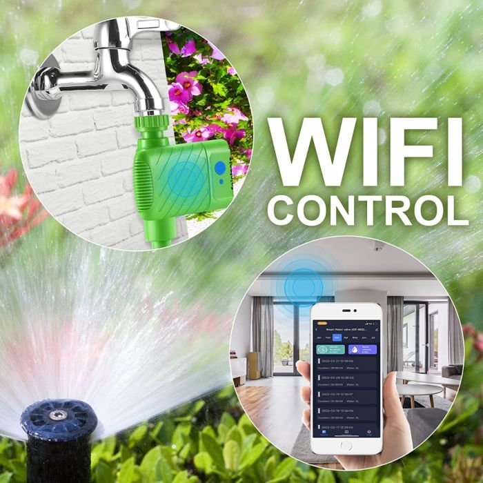 Sainlogic Sprinkler Timer with Wi-Fi Hub, Smart Watering Timer